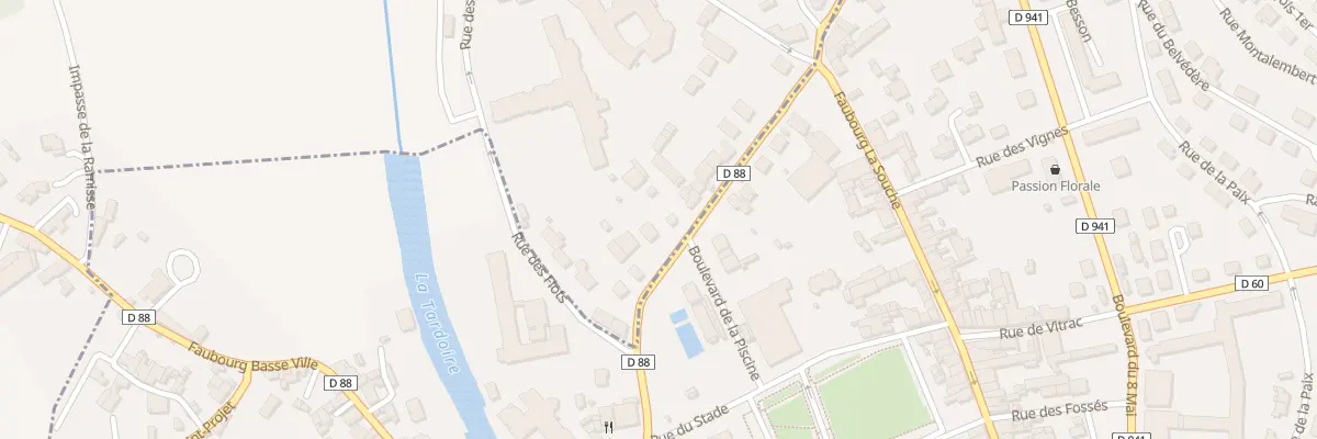 Plan du 22 Rue des Gavareaux à Rivières