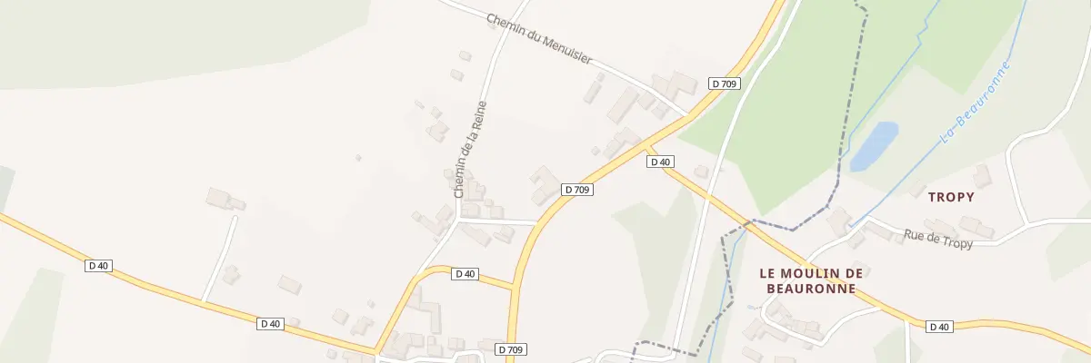 Plan du 87 Rte d’Angoulême à Beauronne