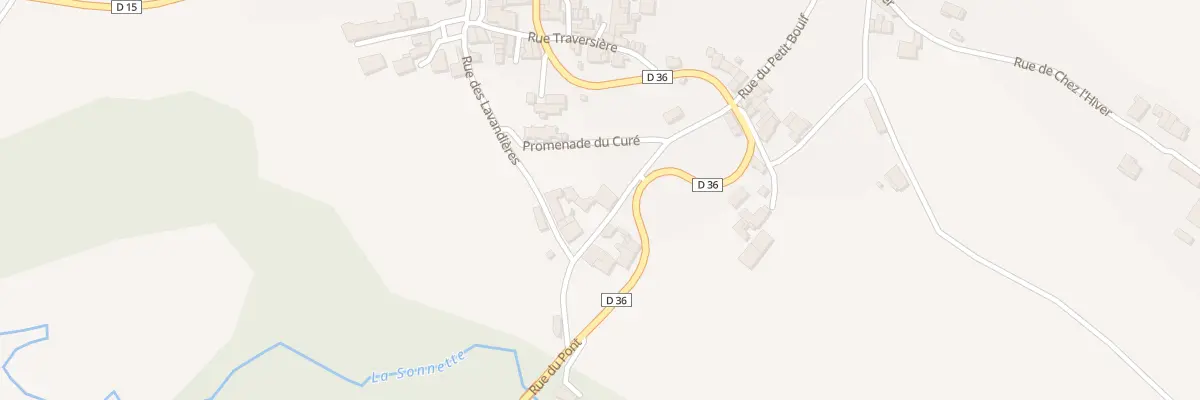 Plan du 5080 Le Bourg à Beaulieu-sur-Sonnette