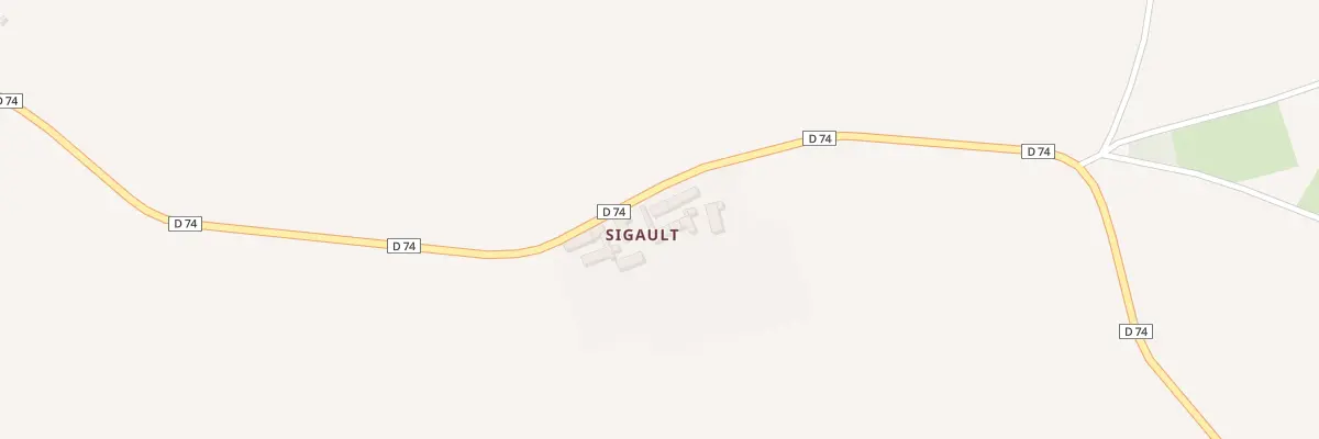Plan du 6 Sigault à Saint-Christophe
