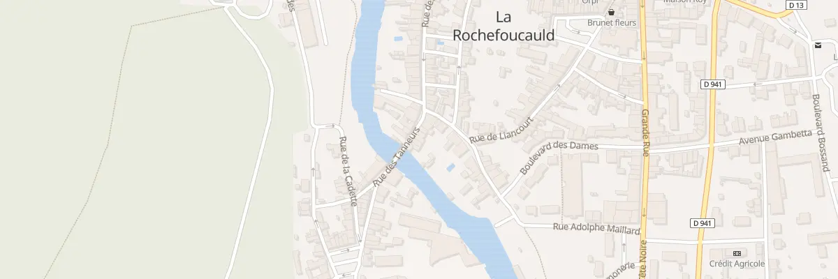 Plan du 48 Rue des Tanneurs à La Rochefoucauld-en-Angoumois