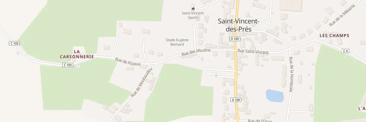 Plan du 9 Rue des Moulins à Saint-Vincent-des-Prés