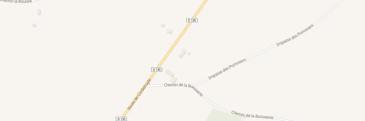 Plan du 22 Rte de Cordebugle à Courtonne-les-Deux-Églises