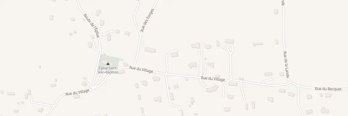 Plan du 316 Rue du Village à Boulleville