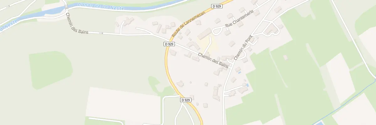 Plan du 5 Che des Bains à La Barthe-de-Neste