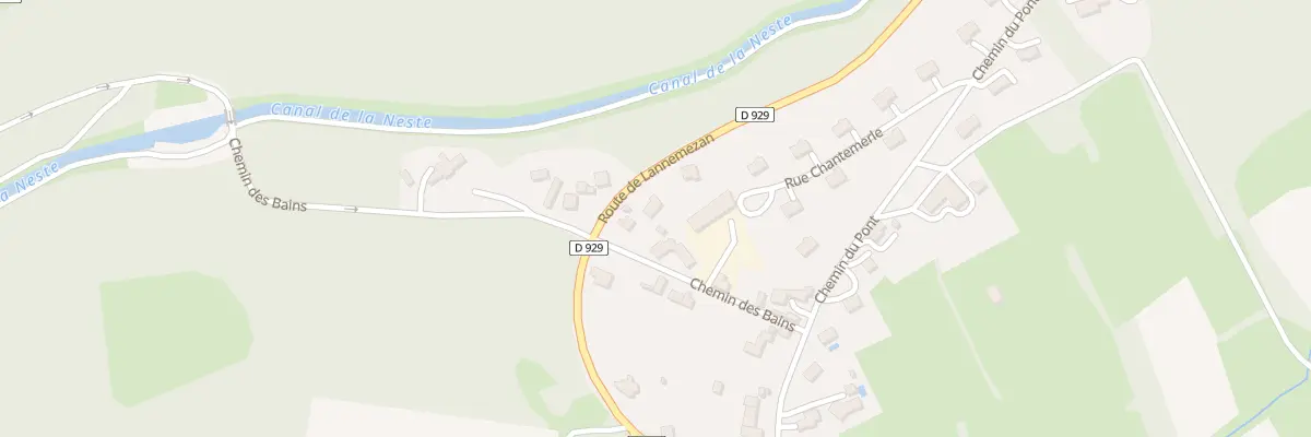 Plan du 8 Che des Bains à La Barthe-de-Neste
