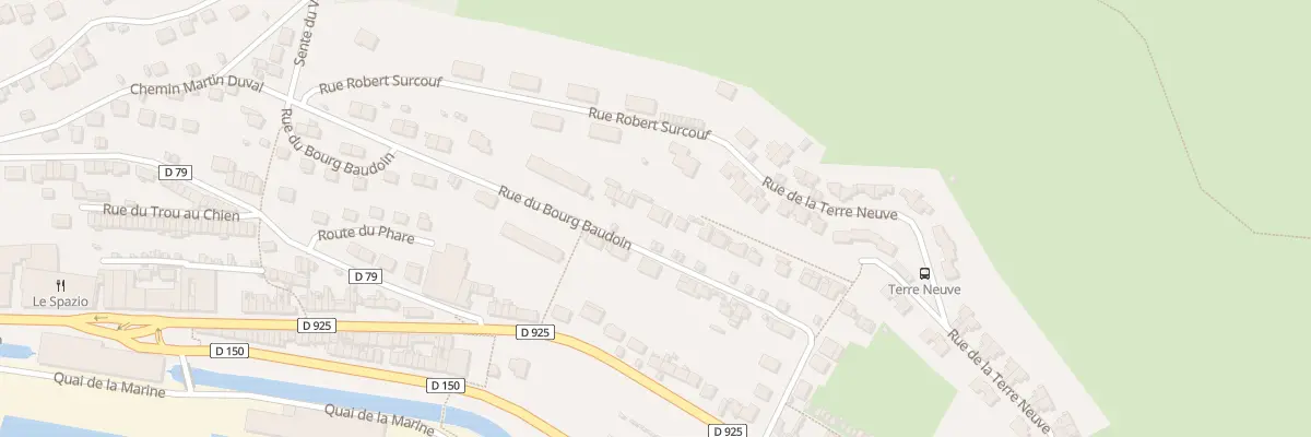 Plan du 226 Rue du Bourg Baudoin à Fécamp