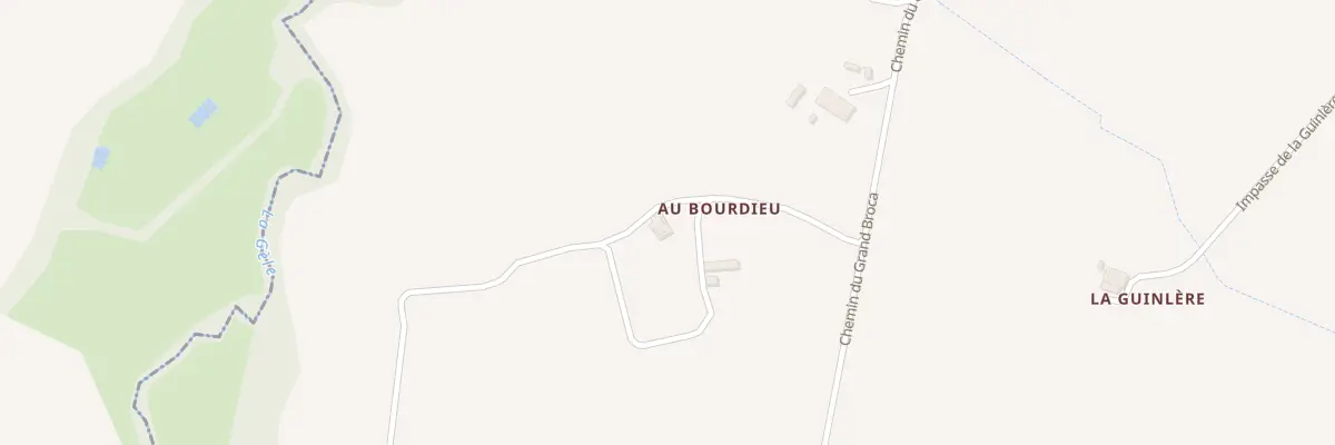 Plan du 540 Chem du Grand Broca à Béraut
