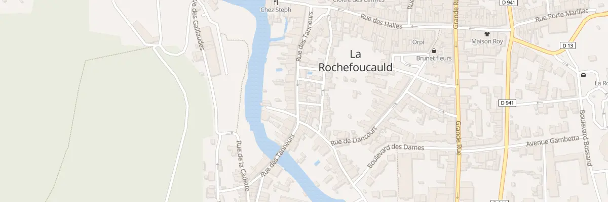 Plan du 32 Rue des Tanneurs à La Rochefoucauld-en-Angoumois
