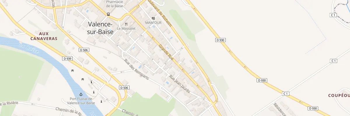 Plan du 35B Rue Grande Rue à Valence-sur-Baïse