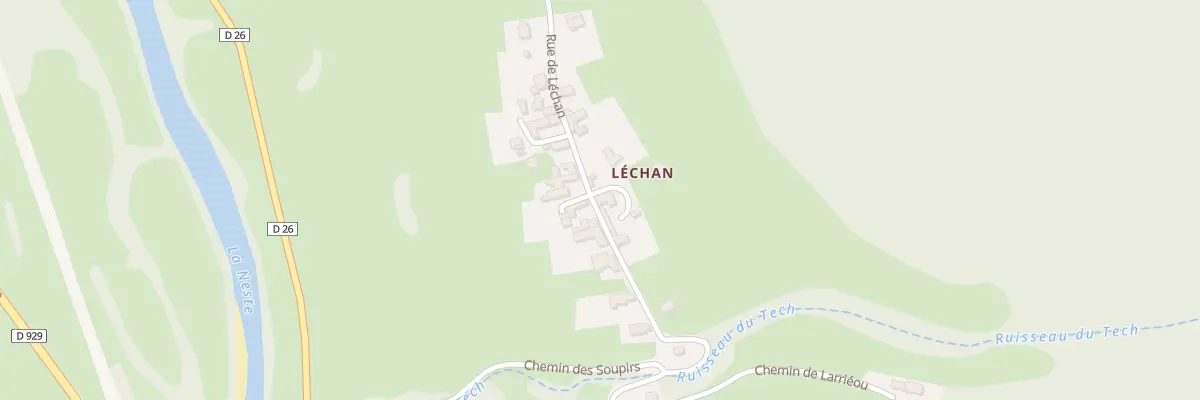 Plan du 5334 Lechan à Hèches
