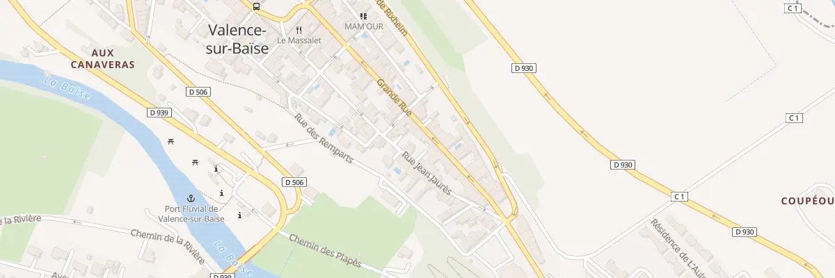 Plan du 42 Grande Rue à Valence-sur-Baïse