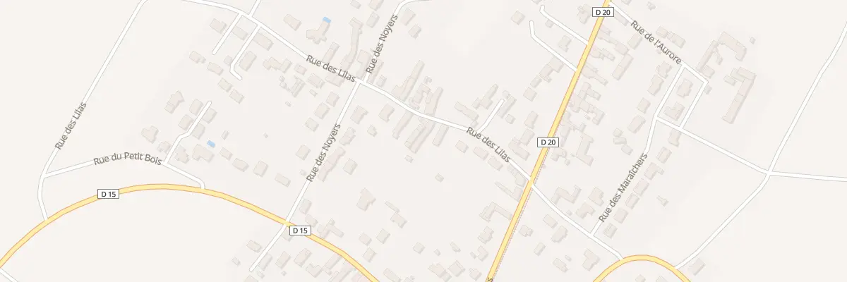 Plan du 11 Rue des Lilas à Jaunay-Marigny
