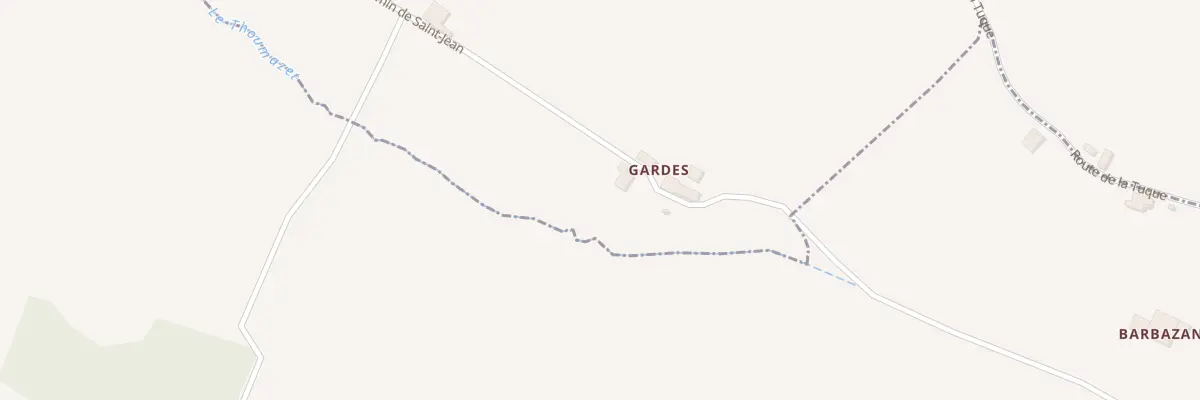 Plan du 64 Gardes à Lagarrigue