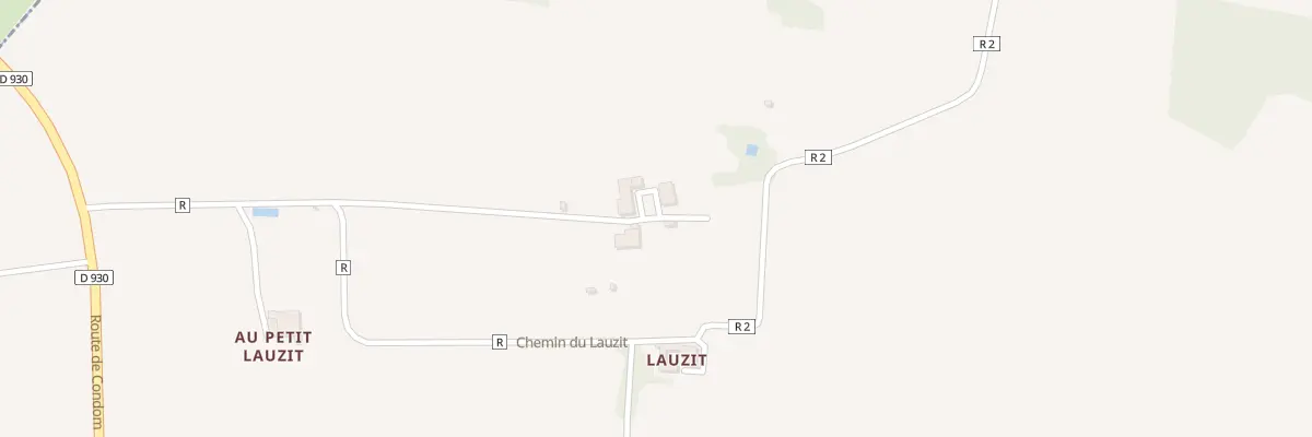 Plan du 5013 A Lauzit à Maignaut-Tauzia