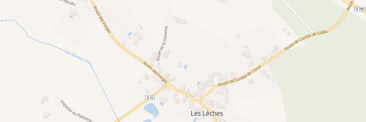 Plan du 23A Le Bourg-Nord aux Lèches