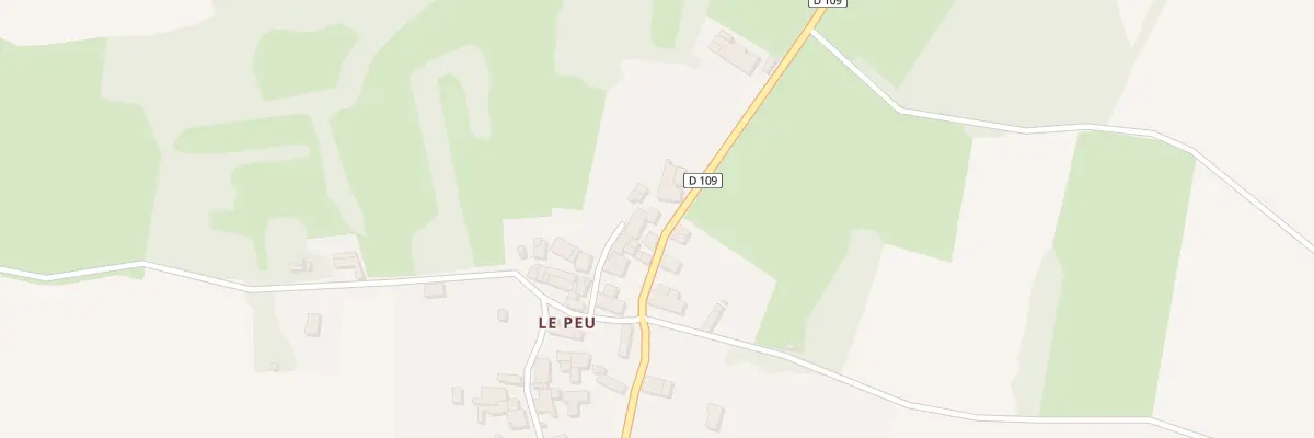 Plan du 5093A Le Peu à Surin