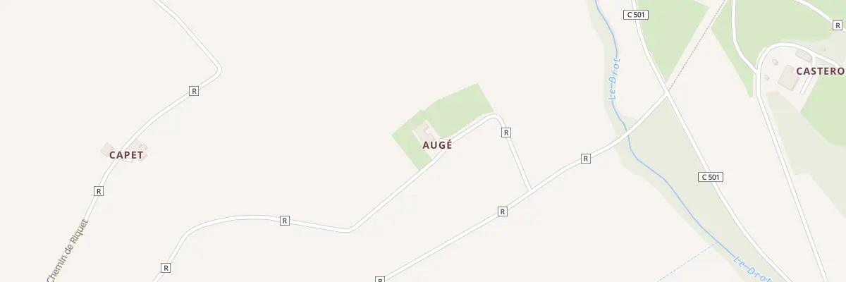 Plan du 900 Rte du Dropt à Moncrabeau