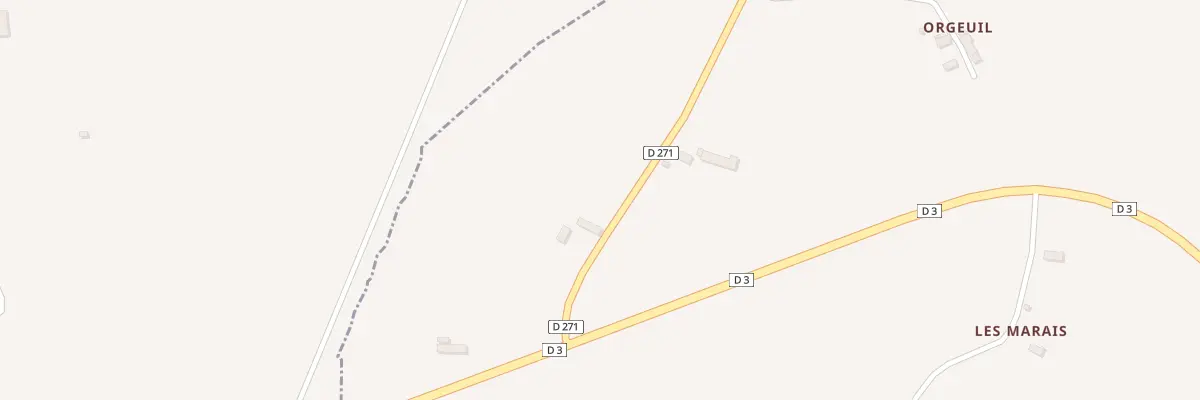 Plan du 106 Les Marais à Ferrières-la-Verrerie