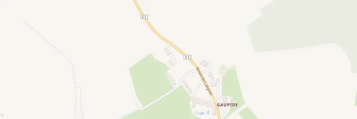 Plan du 1210 Rte de Calignac à Espiens
