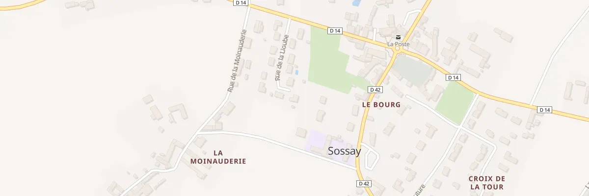 Plan du 11 Rue de la Lioube à Sossais