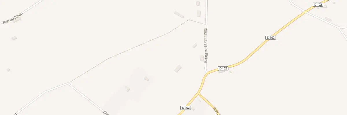 Plan du 368 Rte de Saint Pierre à Conteville
