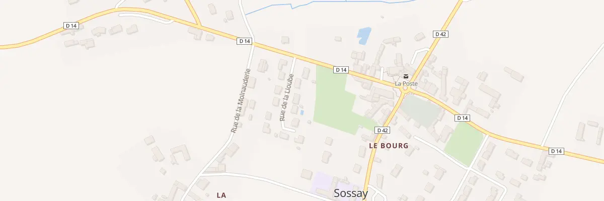 Plan du 5 Rue de la Lioube à Sossais