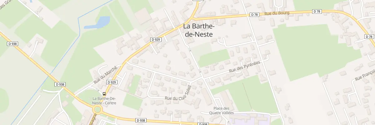 Plan du 6 Rue de la Poste à La Barthe-de-Neste