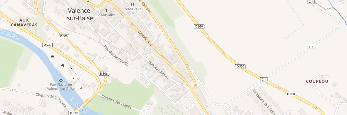 Plan du 49 Rue Grande Rue à Valence-sur-Baïse
