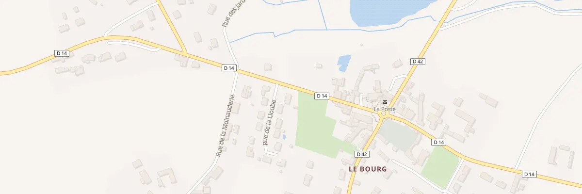 Plan du 1 Rue de la Lioube à Sossais