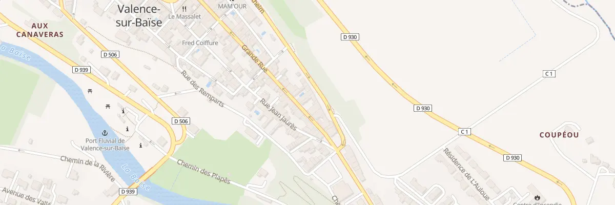 Plan du 53 Rue Grande Rue à Valence-sur-Baïse