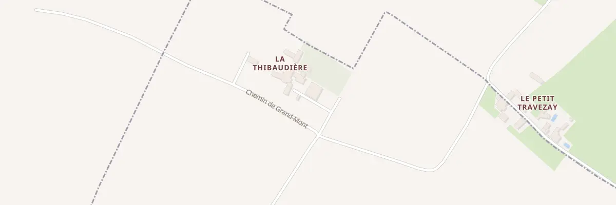 Plan du 1 La Thibaudiere à Braslou