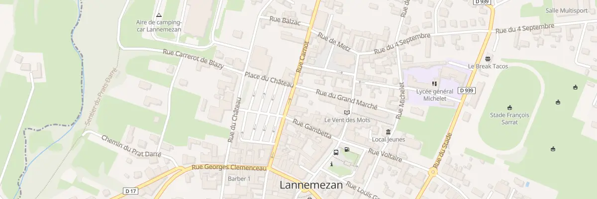 Plan du 112 Rue Carnot à Lannemezan