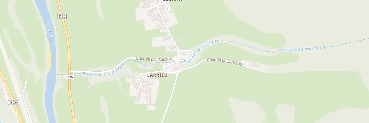 Plan du 5370 Lechan à Hèches
