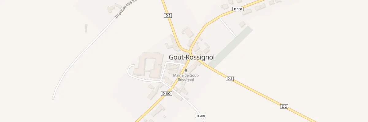 Plan du 1021 Le Bourg à Gout-Rossignol