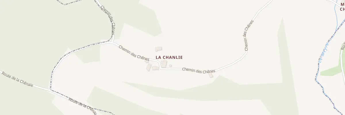 Plan du 97 La Chanlie à Coutures