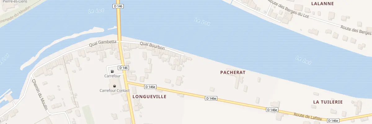 Plan du 23 Quai Bourbon à Clairac