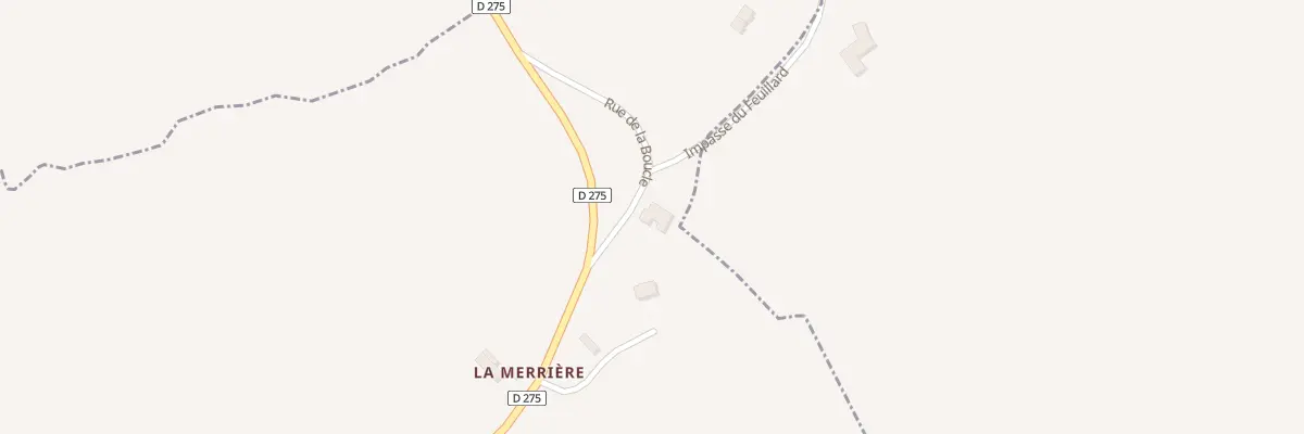 Plan du 2 Rue de la Boucle à Pervenchères
