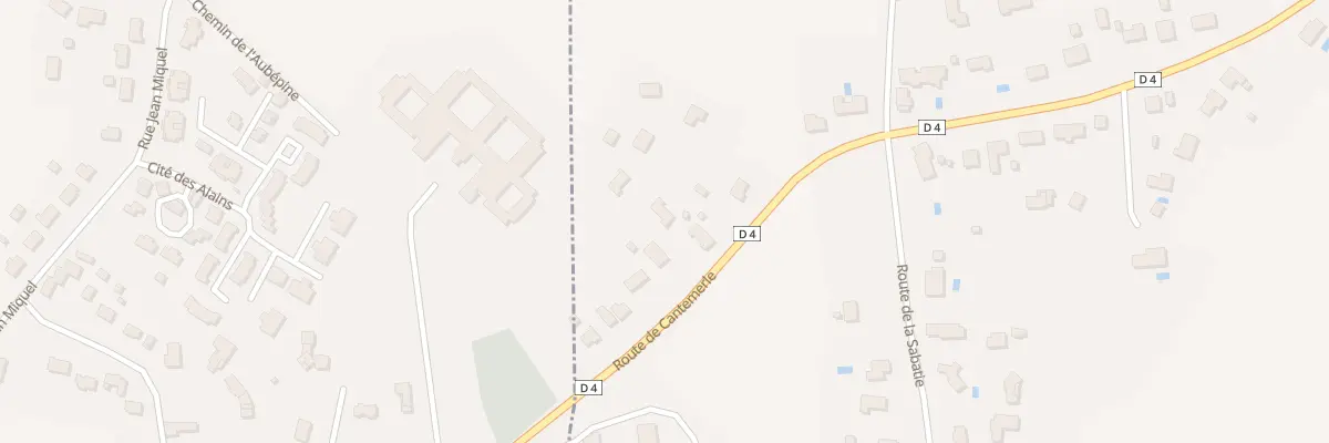 Plan du 138 Rte de Cantemerle à Prigonrieux