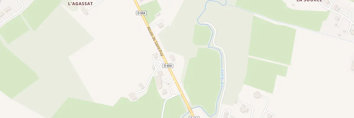 Plan du 419 Rte de Saint Puy à Condom