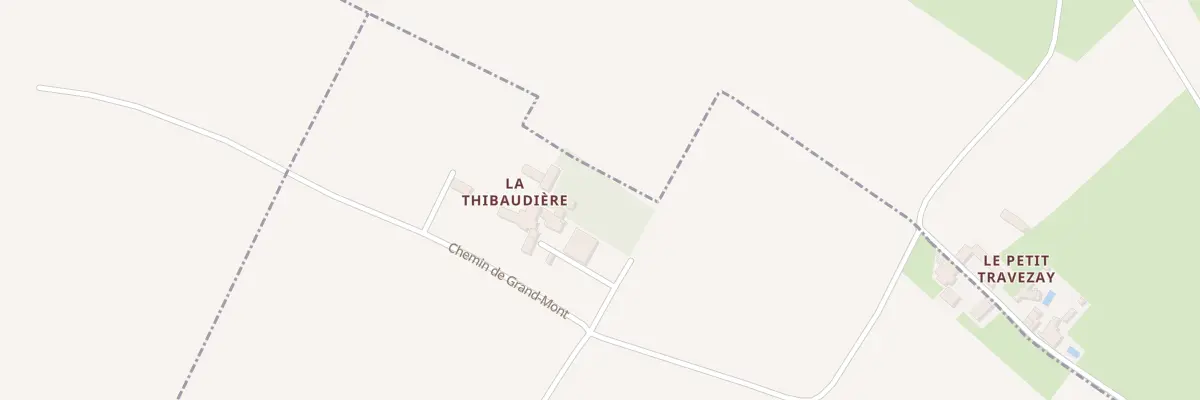Plan du 91 La Thibaudiere à Braslou