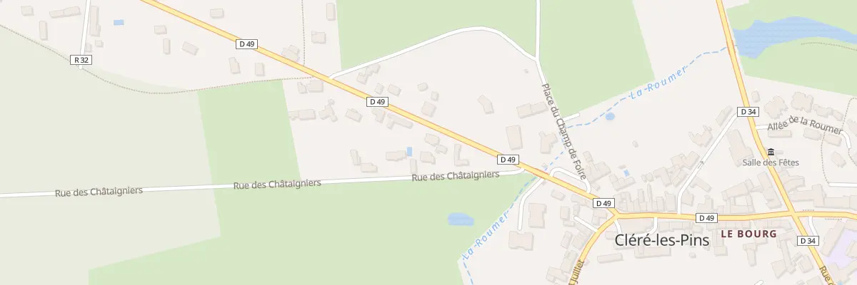 Plan du 34B Rue Principale à Cléré-les-Pins