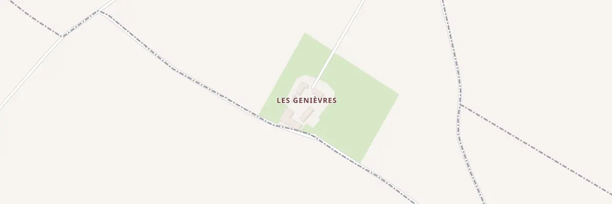 Plan du 194 Les Genievres à Faye-la-Vineuse