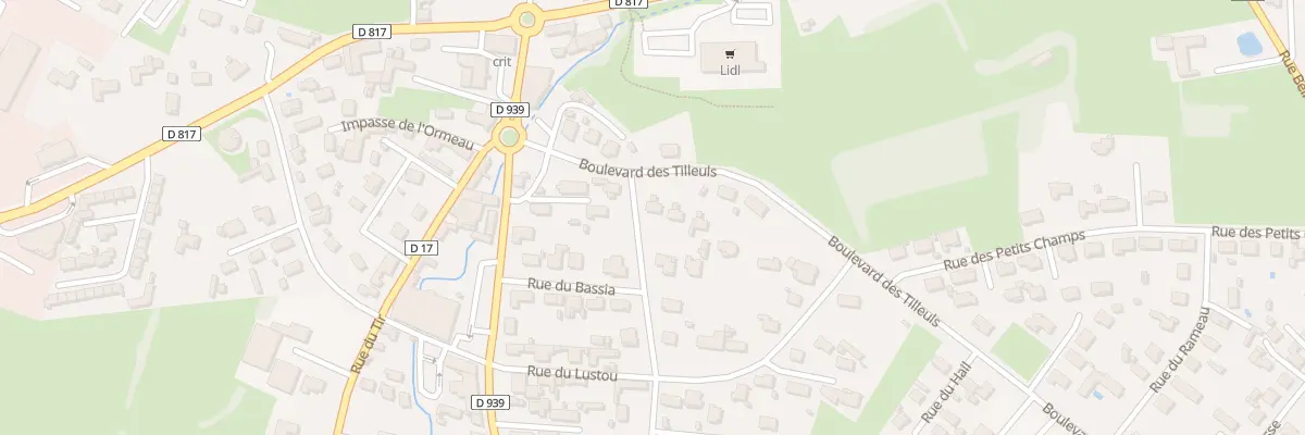 Plan du 64 Bd des Tilleuls à Lannemezan