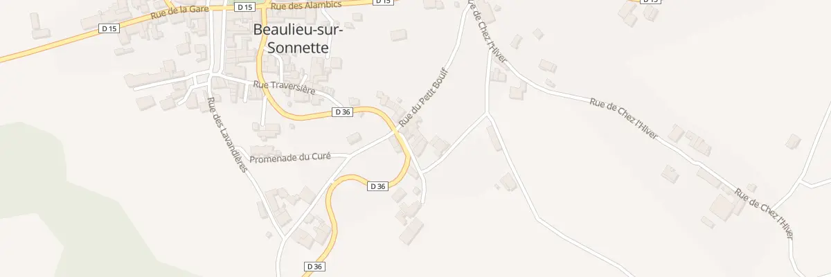 Plan du 5062 Le Bourg à Beaulieu-sur-Sonnette