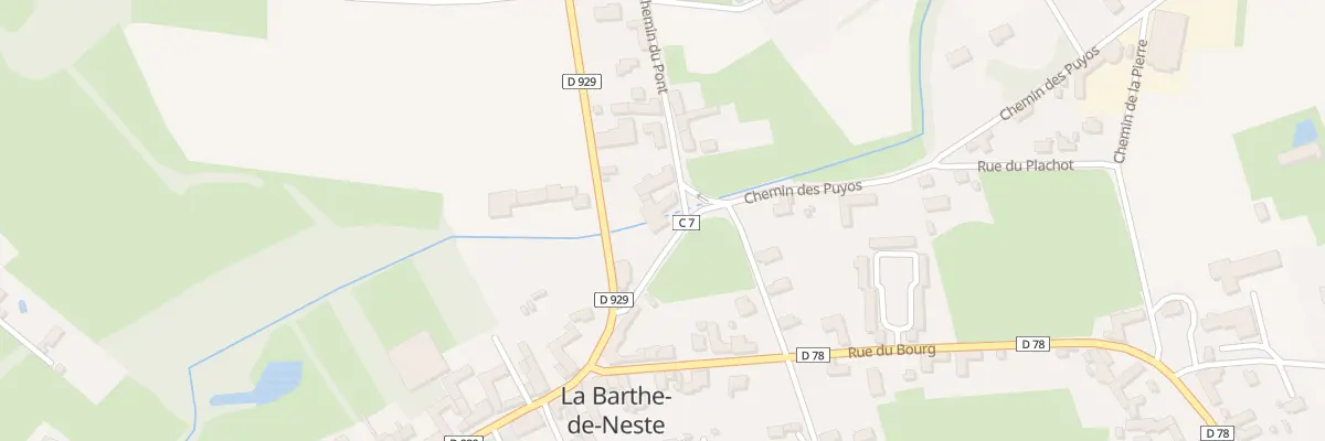 Plan du 1 Che du Pont à La Barthe-de-Neste