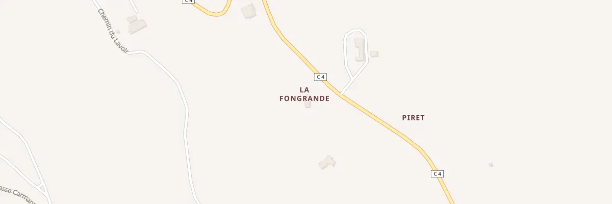 Plan du 5102 La Fongrande à Lagarrigue