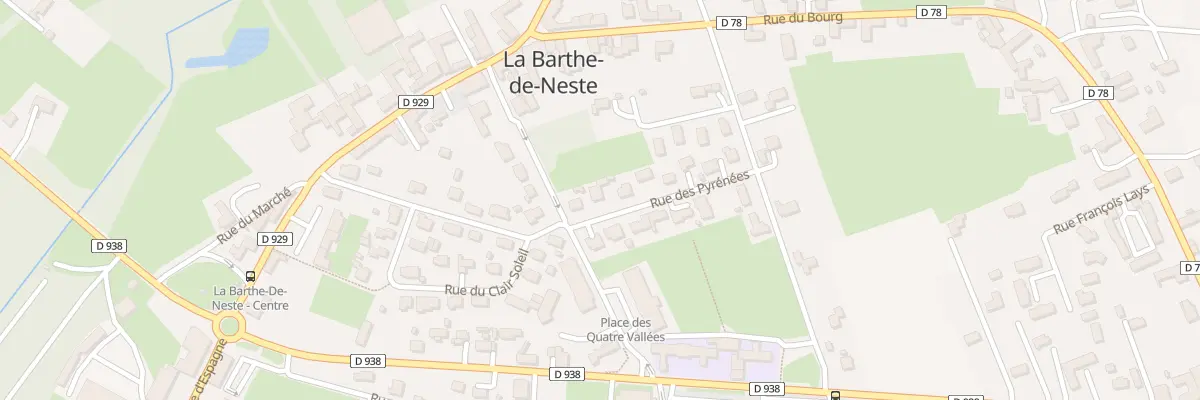 Plan du 3 Rue des Pyrenees à La Barthe-de-Neste