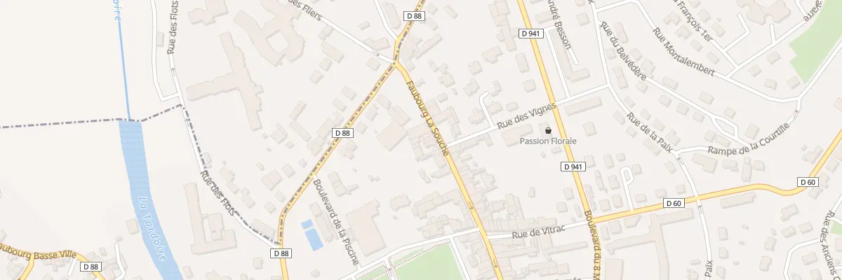 Plan du 38 Fg la Souche à La Rochefoucauld-en-Angoumois