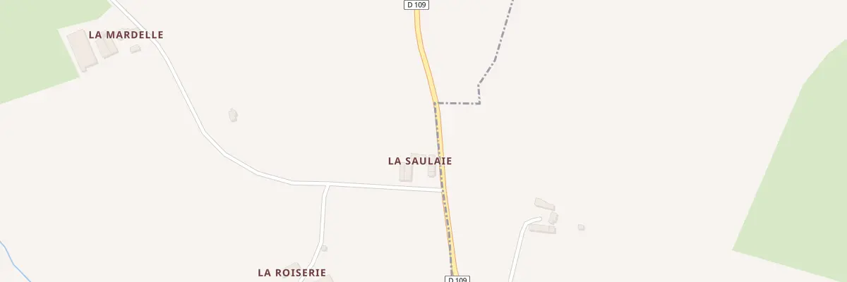 Plan du 5121 La Saulaie à Saint-Vincent-des-Prés